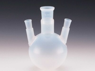 PFA Round Bottom Flask with ports
