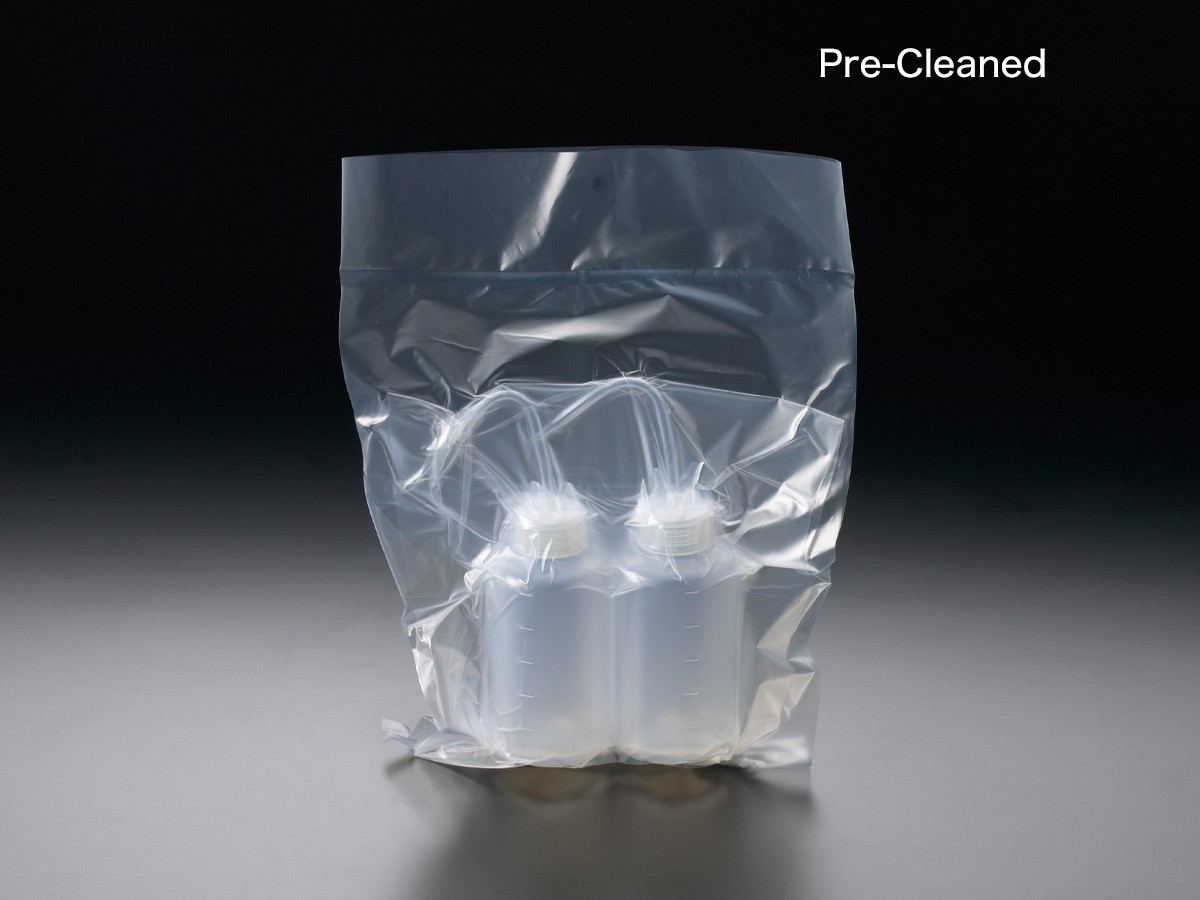 Sanplatec Pre-Cleaned PFA Narrow Mouth Wash Bottle - Image 3