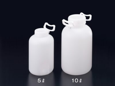 Sanplatec PE Wide Mouth Bottle (with handle)